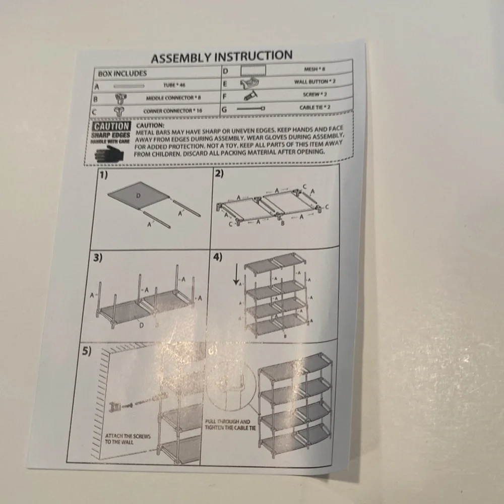 NIB 6-Cube Storage Rack - Picture 7 of 7